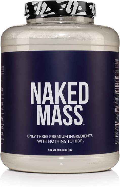 naked mass|Weight Gainer Protein Supplement 8lb